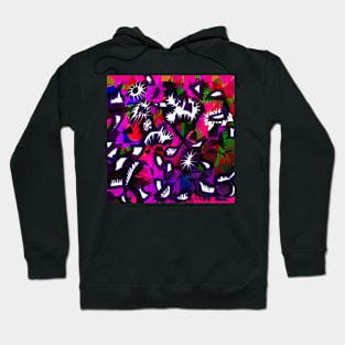 Funky Colored Pattern Hoodie